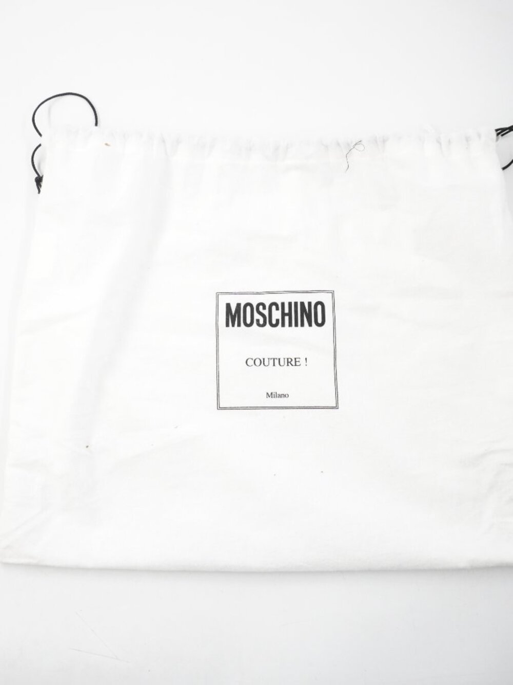 Moschino Spaghetti Clutch Shoulder Bag In Beige With Tomato And Basil Details - Picture 11 of 13